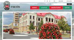 Desktop Screenshot of mestovsetin.cz